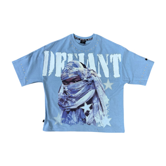 SM6115 - Defiant with Studs Boxy Graphic T-Shirt