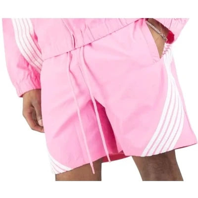 A00-14905 - Striped Relax Fit Nylon Shorts