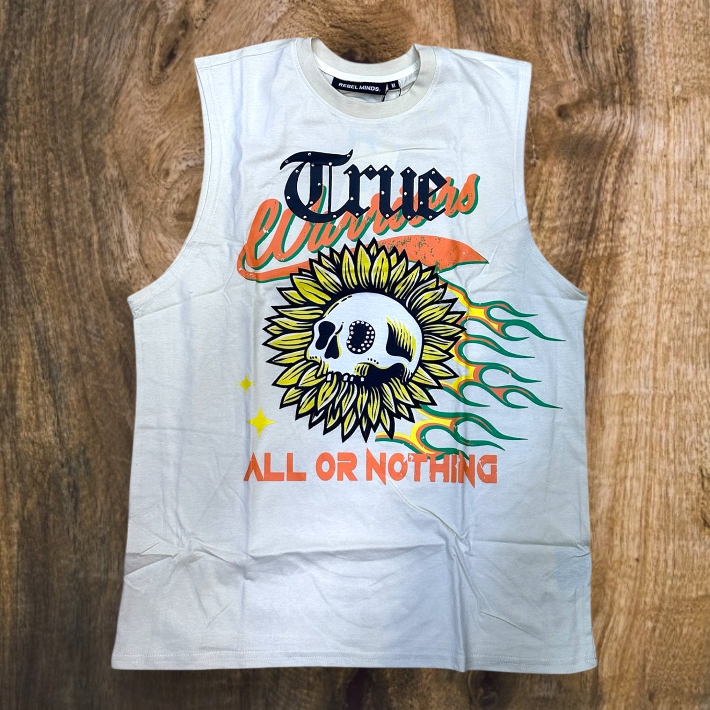 151-125 - True Warriors Sleeveless Graphic T-Shirt