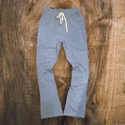 100-475 - Stacked Fleece Pants (H.Grey)