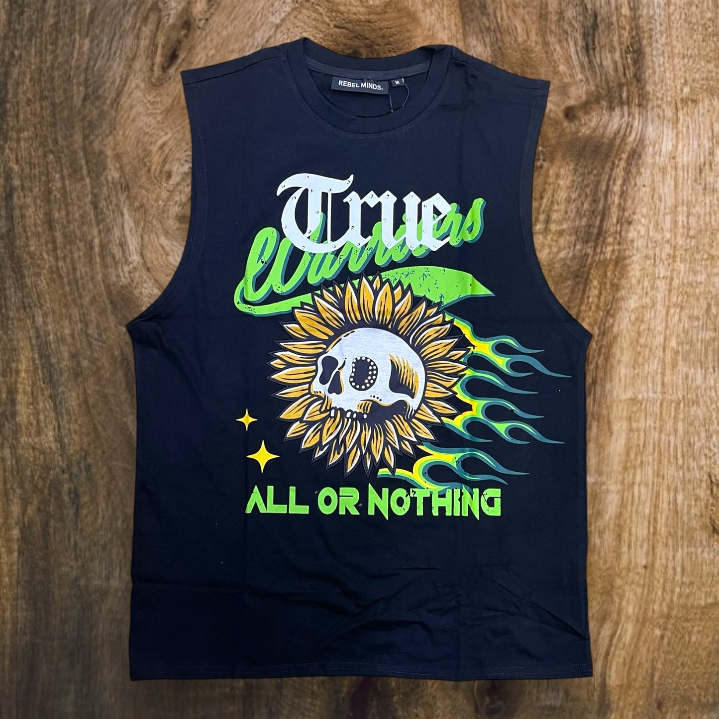151-125 - True Warriors Sleeveless Graphic T-Shirt