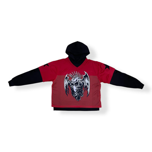 RK5481869 - BAD HABITS 2-FER Cropped Fleece Hoodie