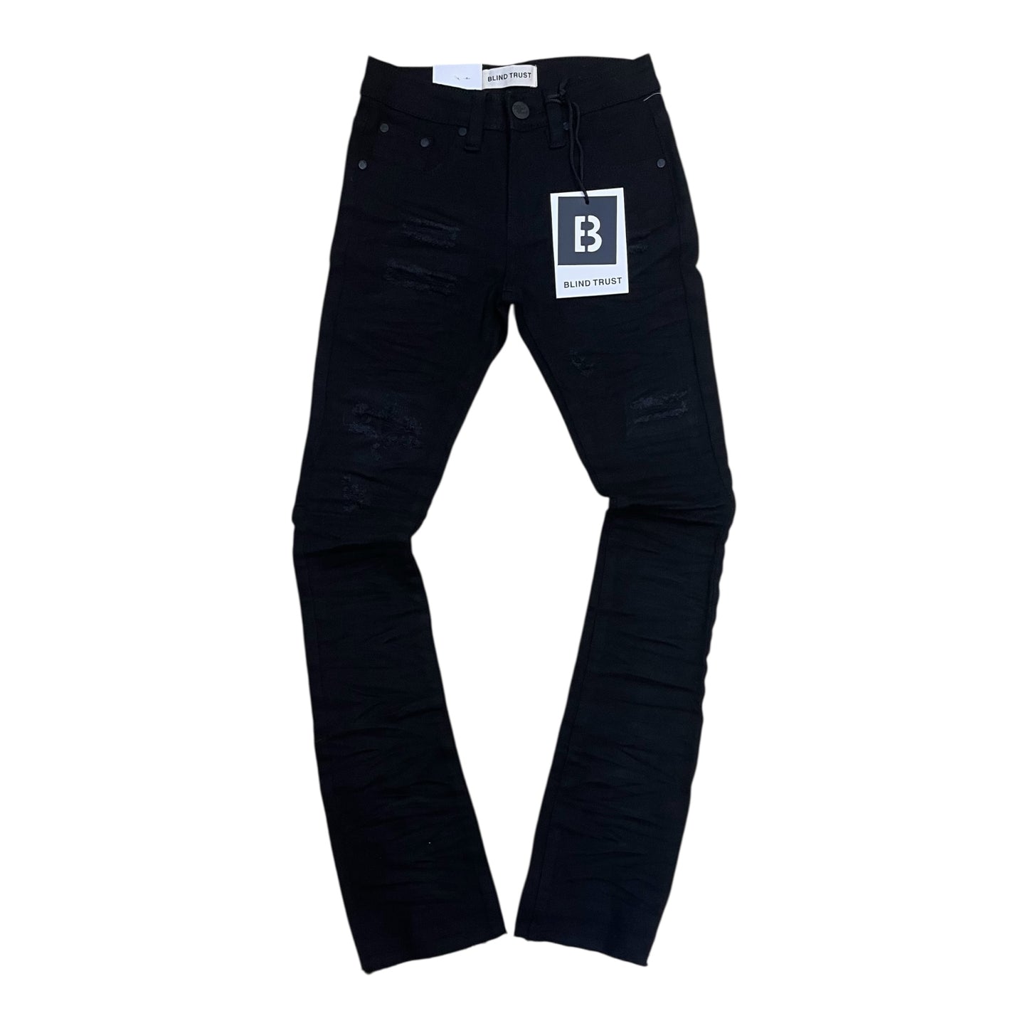 BTP25271K - Boy's/Kid's Rip & Repair Stacked Flare Jeans