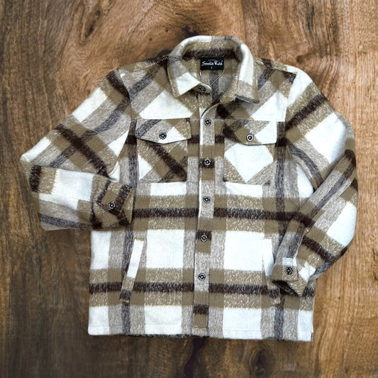 WH24698 - Lined Flannel Over Shirt (Cassava)