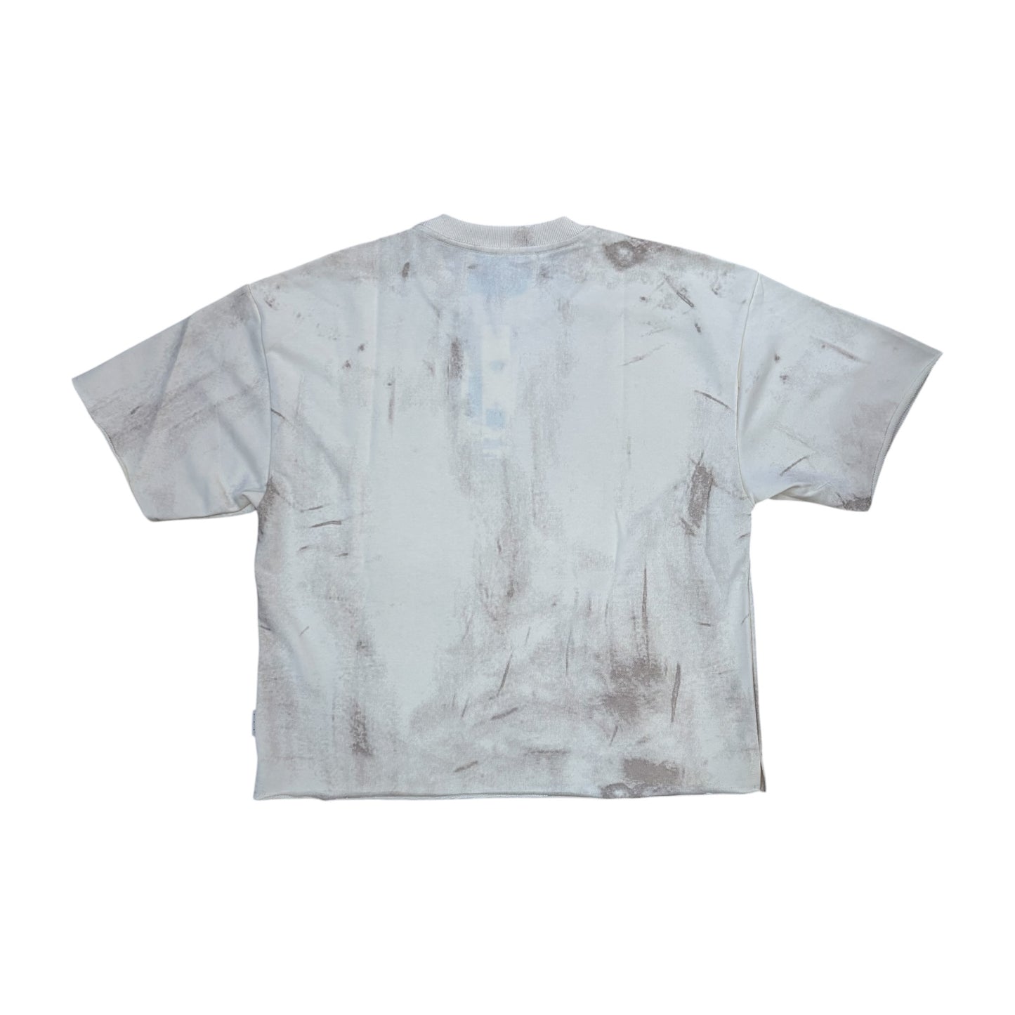 WH-T1532- Disaster with Rhinestones Cropped Top T-Shirt