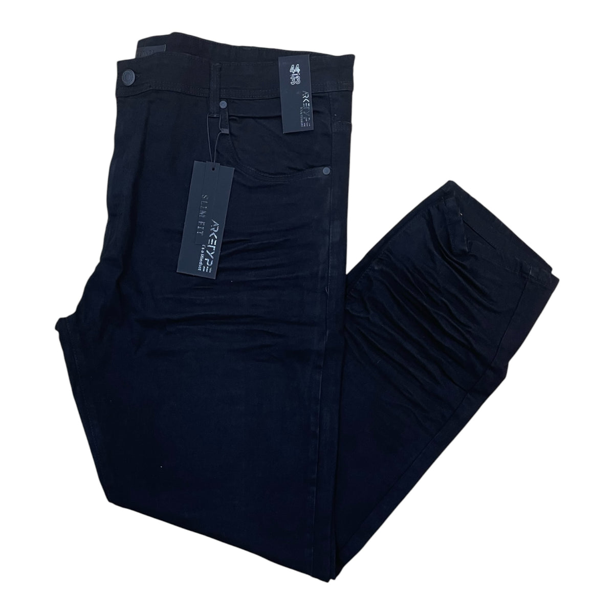 PC05X - Big Men's Core Washed Clean Look Slim-Fit Stretch Jeans