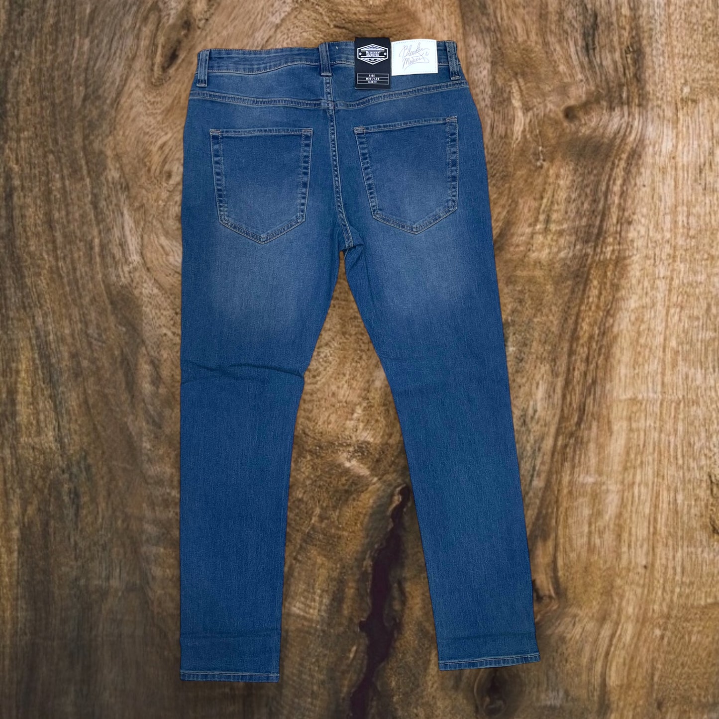 STYP006 - Basic Wash Slim-Fit Denim Pants