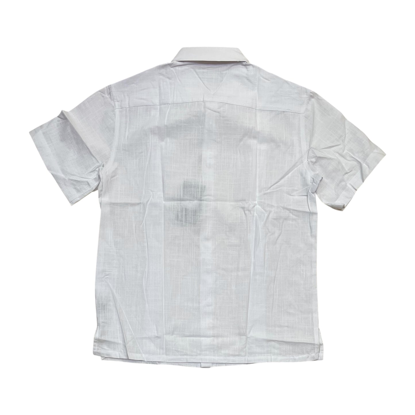 RS2260 - Guayabera Style Modern Fit Short Sleeve Button Down Shirt