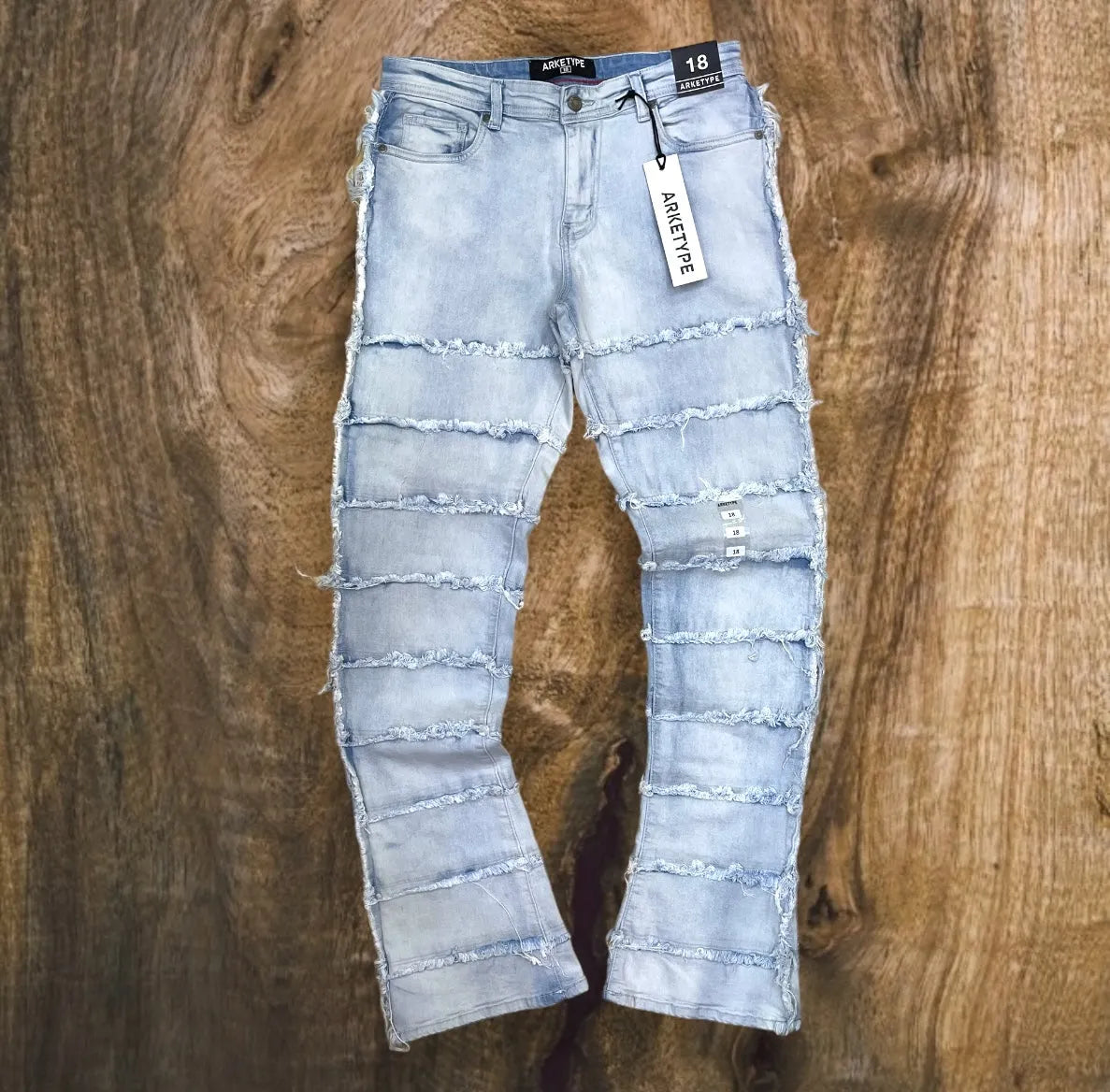 P481K - Cactus Stacked Jeans Boys