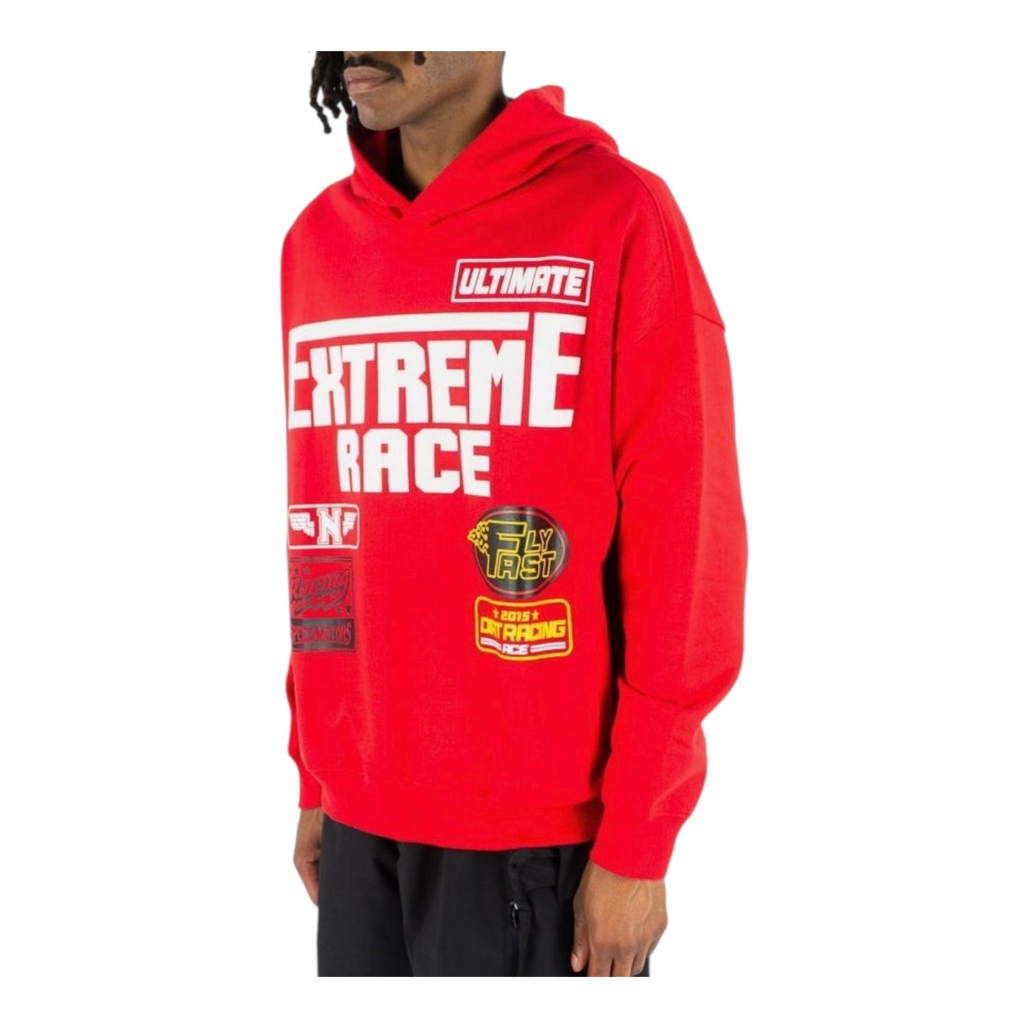 152-344 - EXTREME RACE Graphic Fleece Hoodie