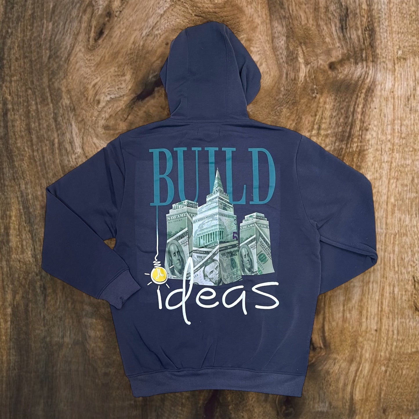 142-332 - Build Ideas Fleece Graphic Hoodie