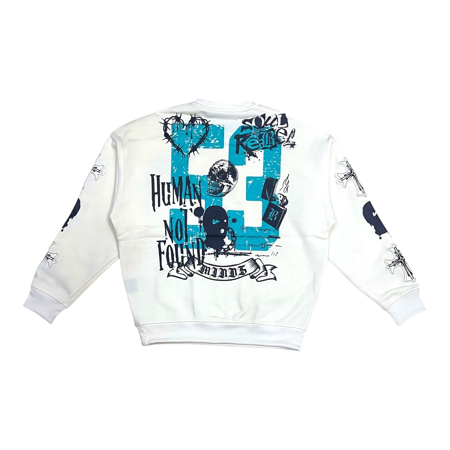 152-319 - Mask 53 Fleece Graphic Crewneck