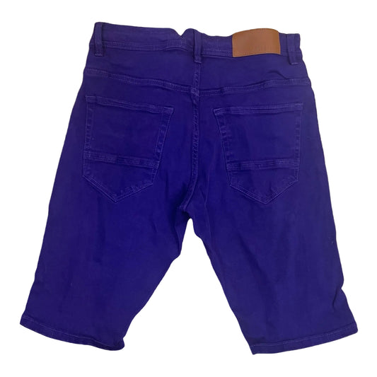 S523 - Twill Ripped Stretch Shorts