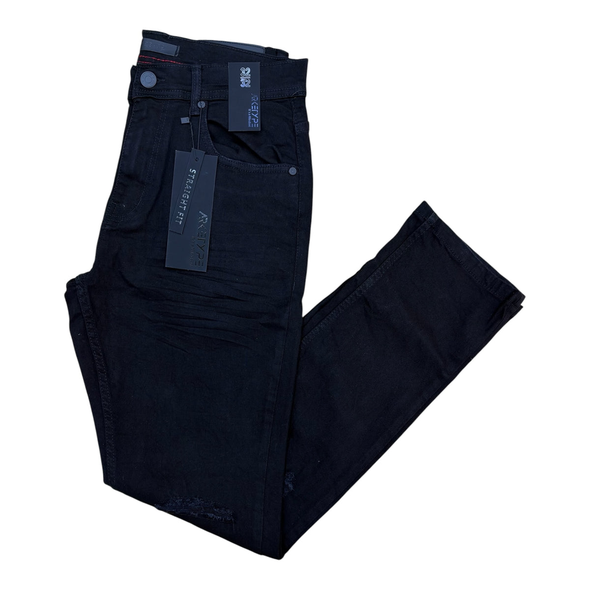 WH-P629 - Dallas Ripped Straight Fit Stretch Jeans