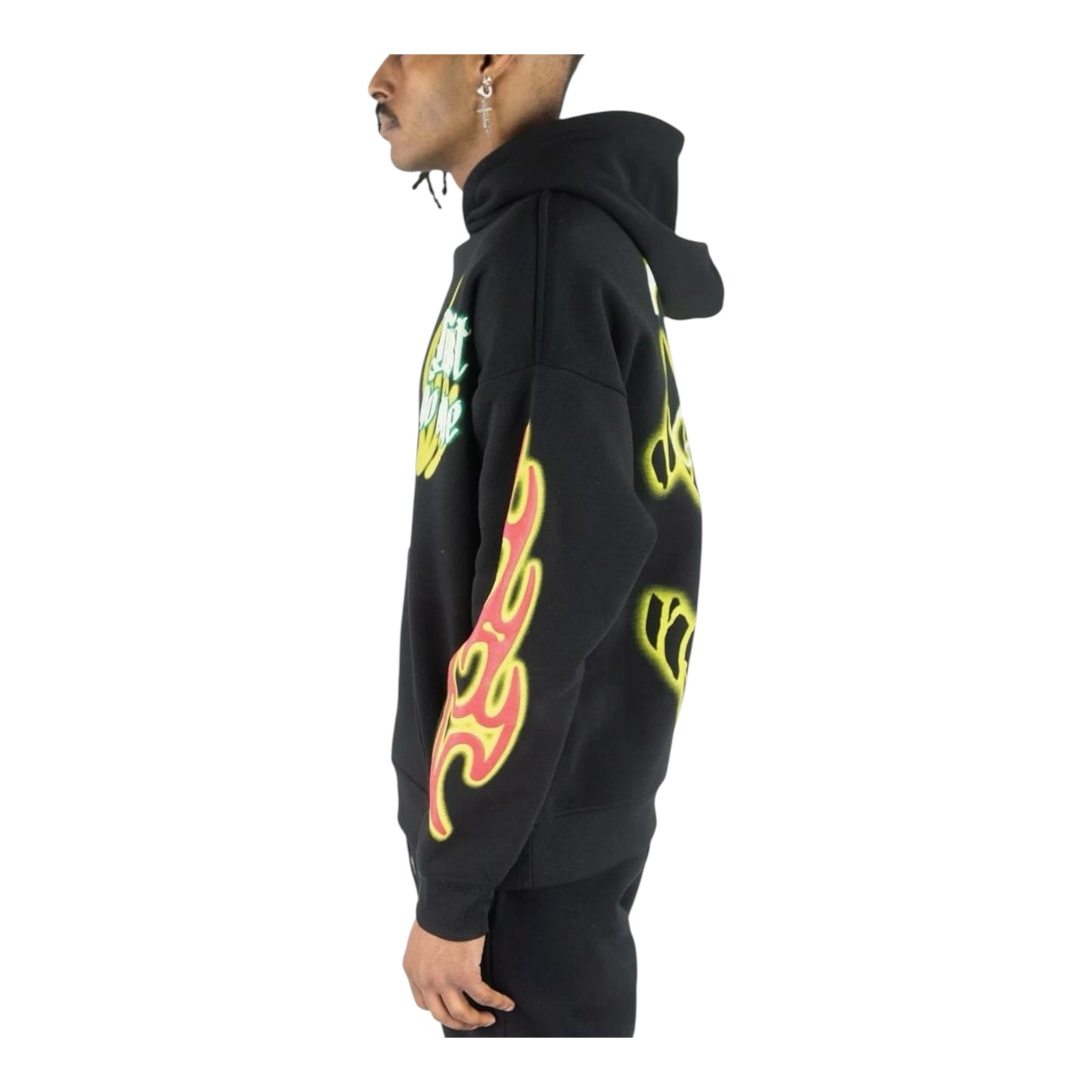 152-313 - Trust No One Graphic Fleece Hoodie