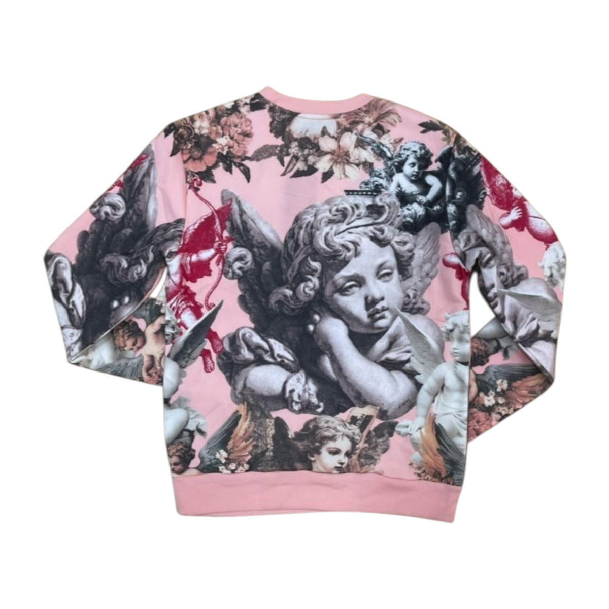 FB2615 - Angels Digital Print With Rhinestone Crewneck Fleece