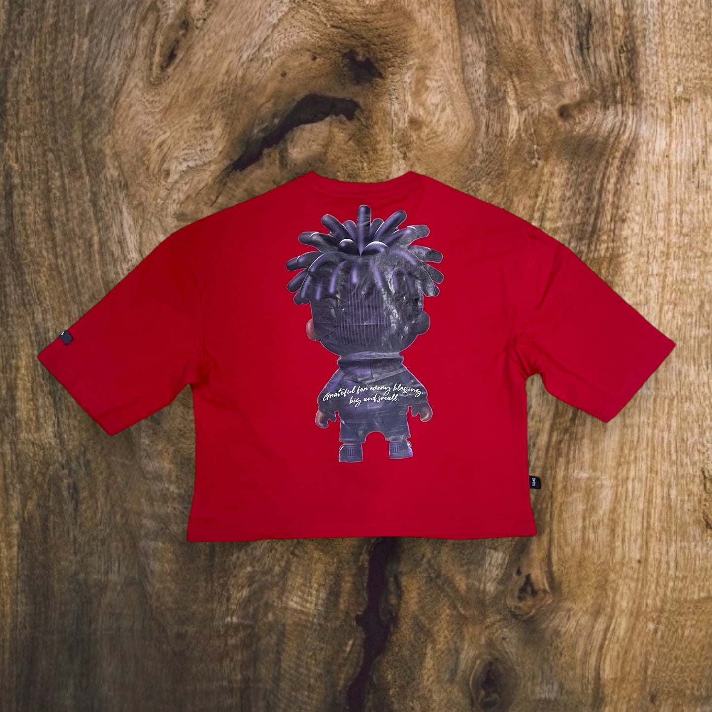 SS5119K - Boy's/Kid's Blessed Cropped Top Graphic T-Shirt