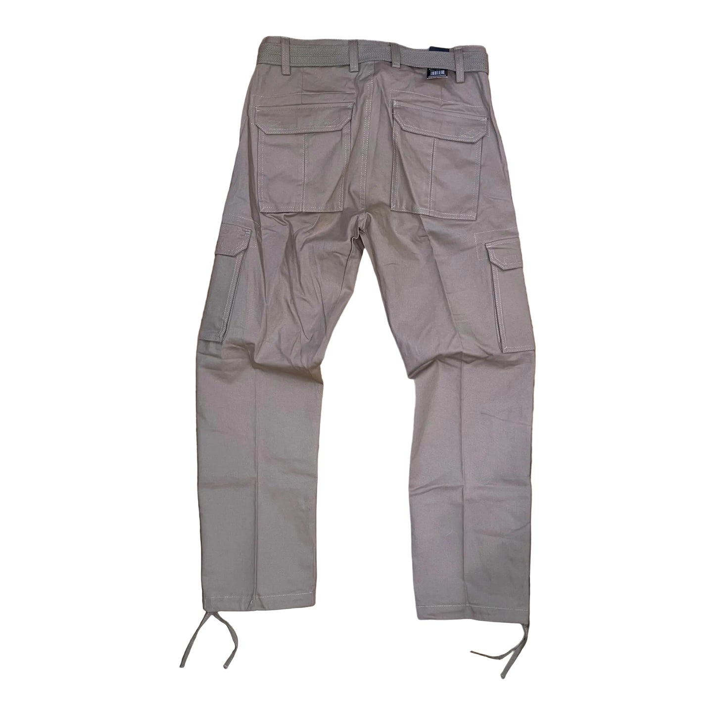 KP610X - Big Men's Basic Twill Cargo Pocket Straight-Fit Pants
