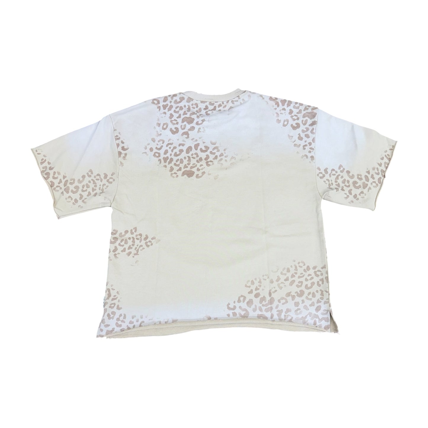 WH-T1625 - Saint Graphic with Studs Crop T-Shirt