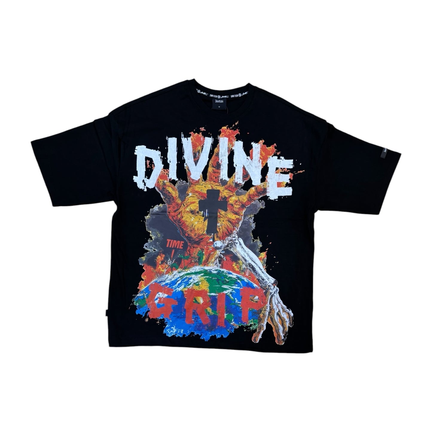 WH-SW6131 - Divine Grip Boxy Graphic T-Shirt