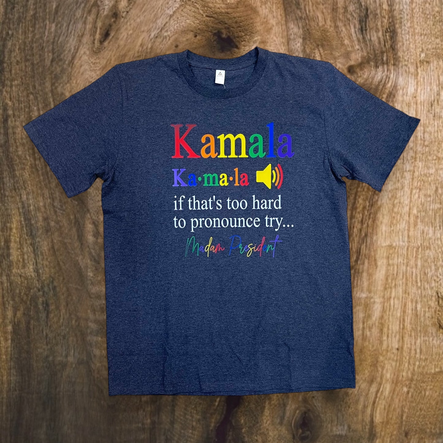 JC090524 - Kamala Harris 2024 If That’s Too Hard To Pronounce Try Madam Relaxed-Fit Graphic T-Shirt