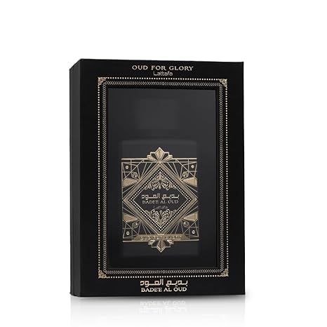 Lattafa Bade'e Al Oud, Oud for Glory for Unisex Eau de Parfum Spray, 3.4 Ounce