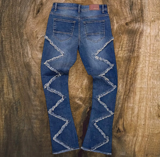 P484K - Rush Hour Stacked Jeans Boy's/Kid's