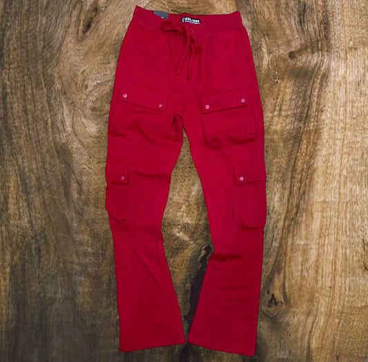 100-476 - Stacked Cargo Fleece Pants