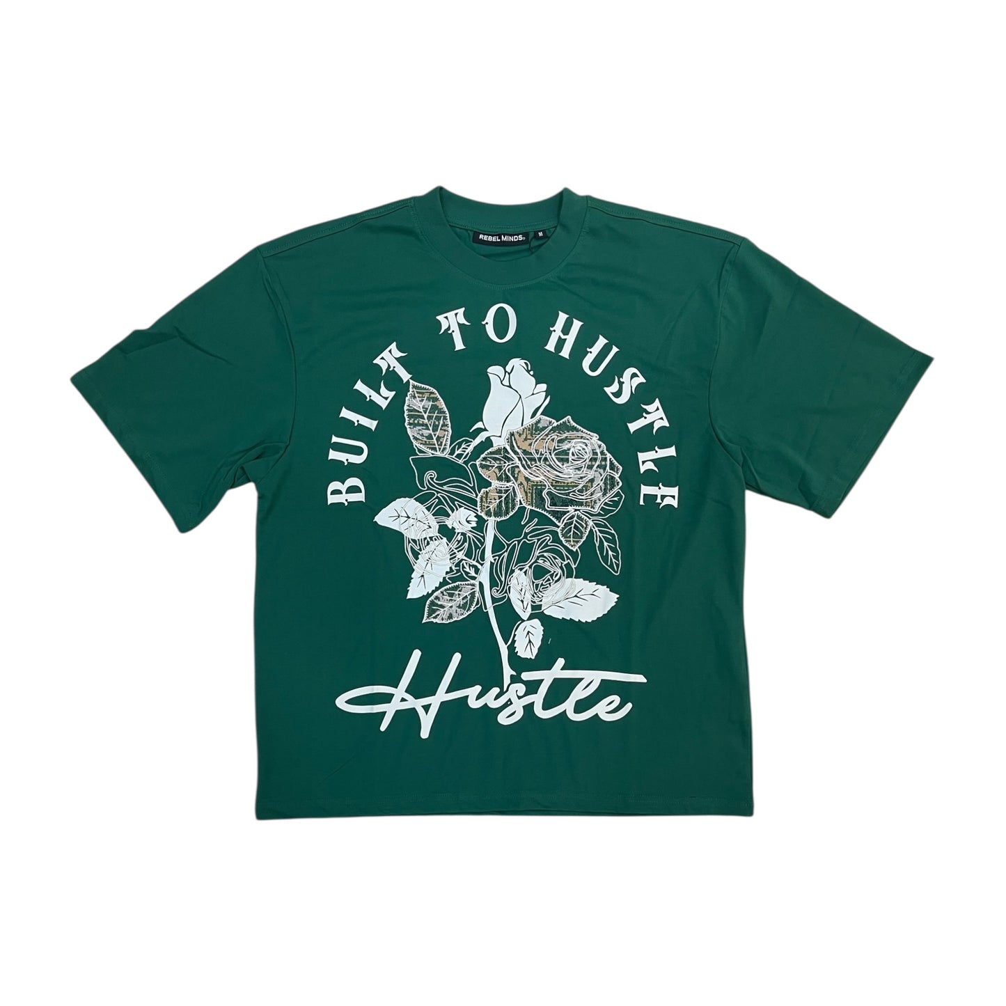 WH-610-11110 - Built to Hustle Boxy with Tapestry n Graphic T-Shirt