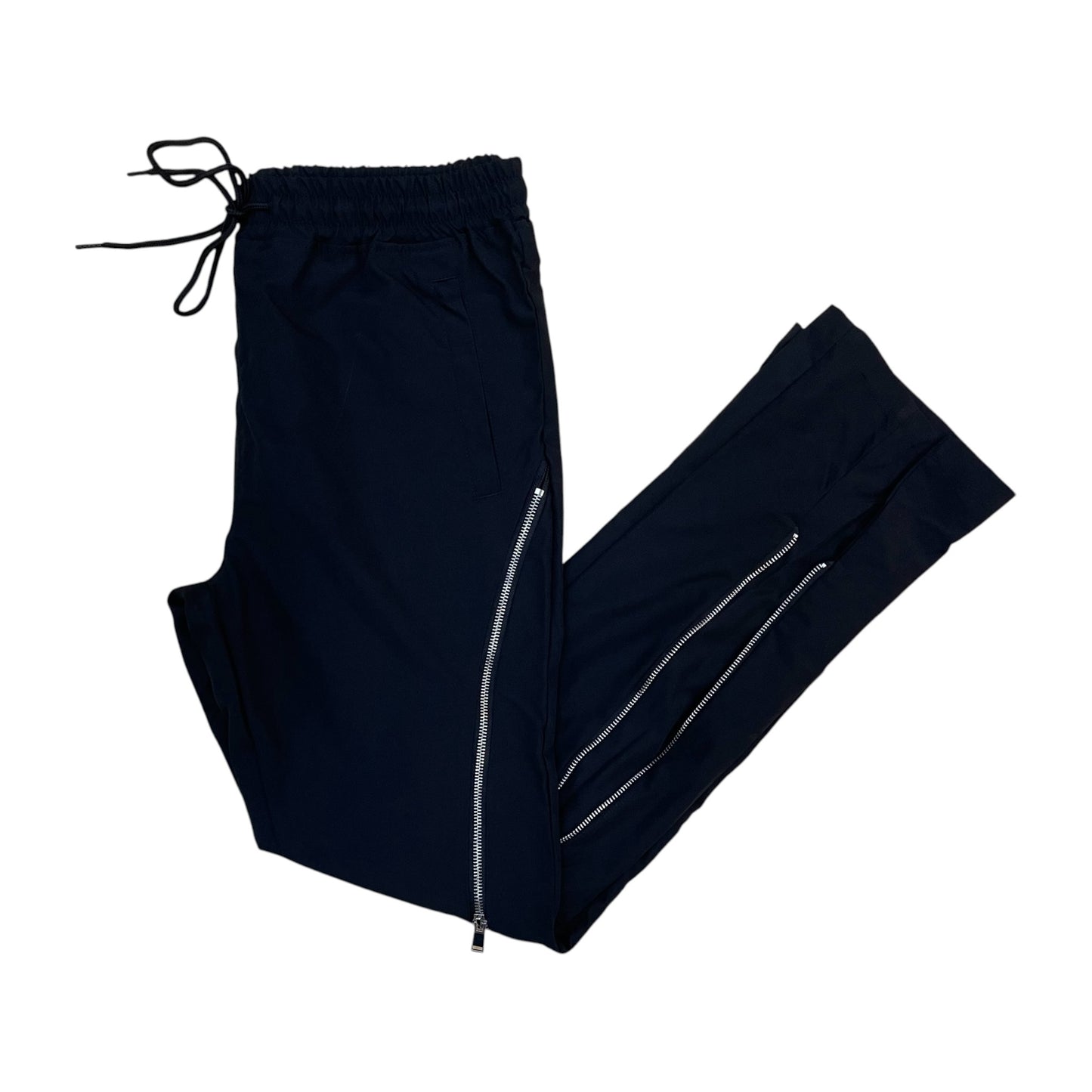 WH-610-14401 - Zippered n Layered  Slim/Stacked Windbreaker Pants