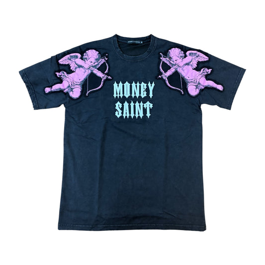 WH-SIW5298W - Money Saint Premium Washed Graphic T-Shirt