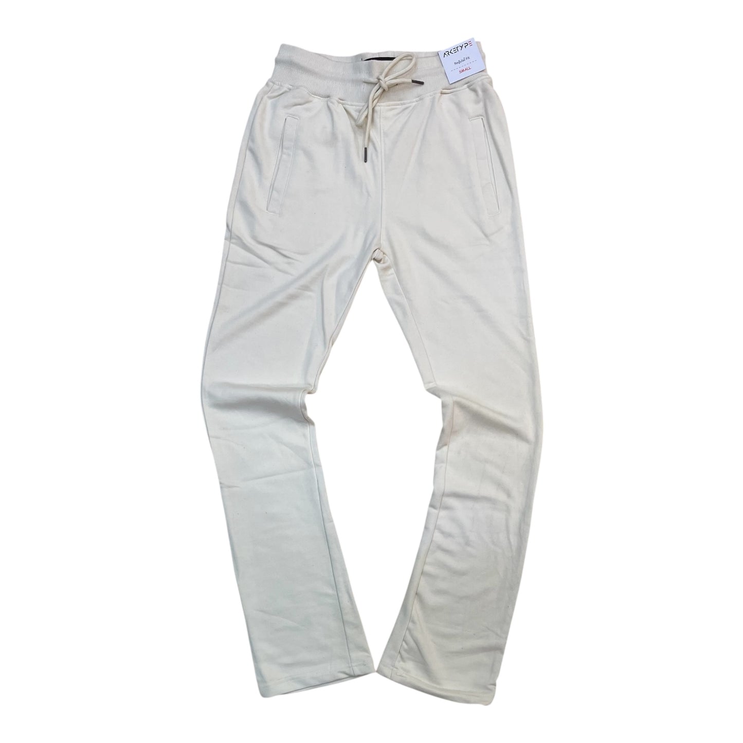 P569 - Cozy Core French Terry Fleece Stacked Pants