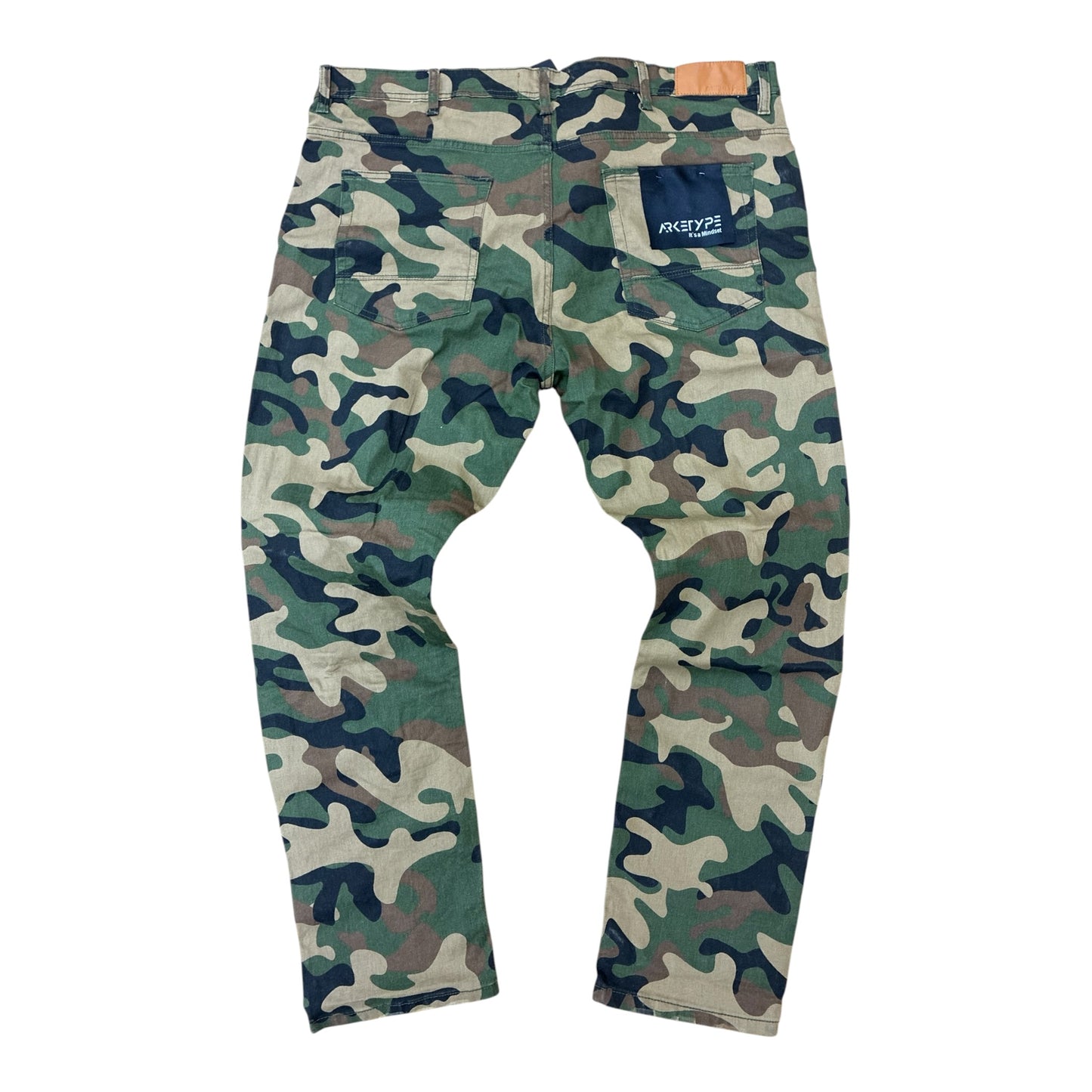 PC03X - Big Men's Core Ripped Slim-Fit Stretch Jeans