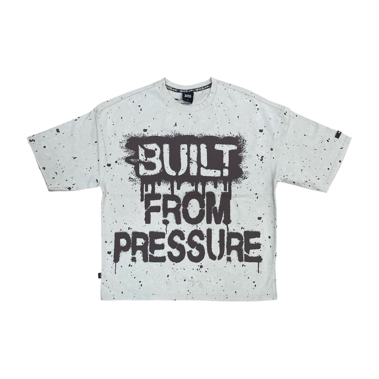 WH-SW6123 - Built From Pressure Boxy Graphic T-Shirt