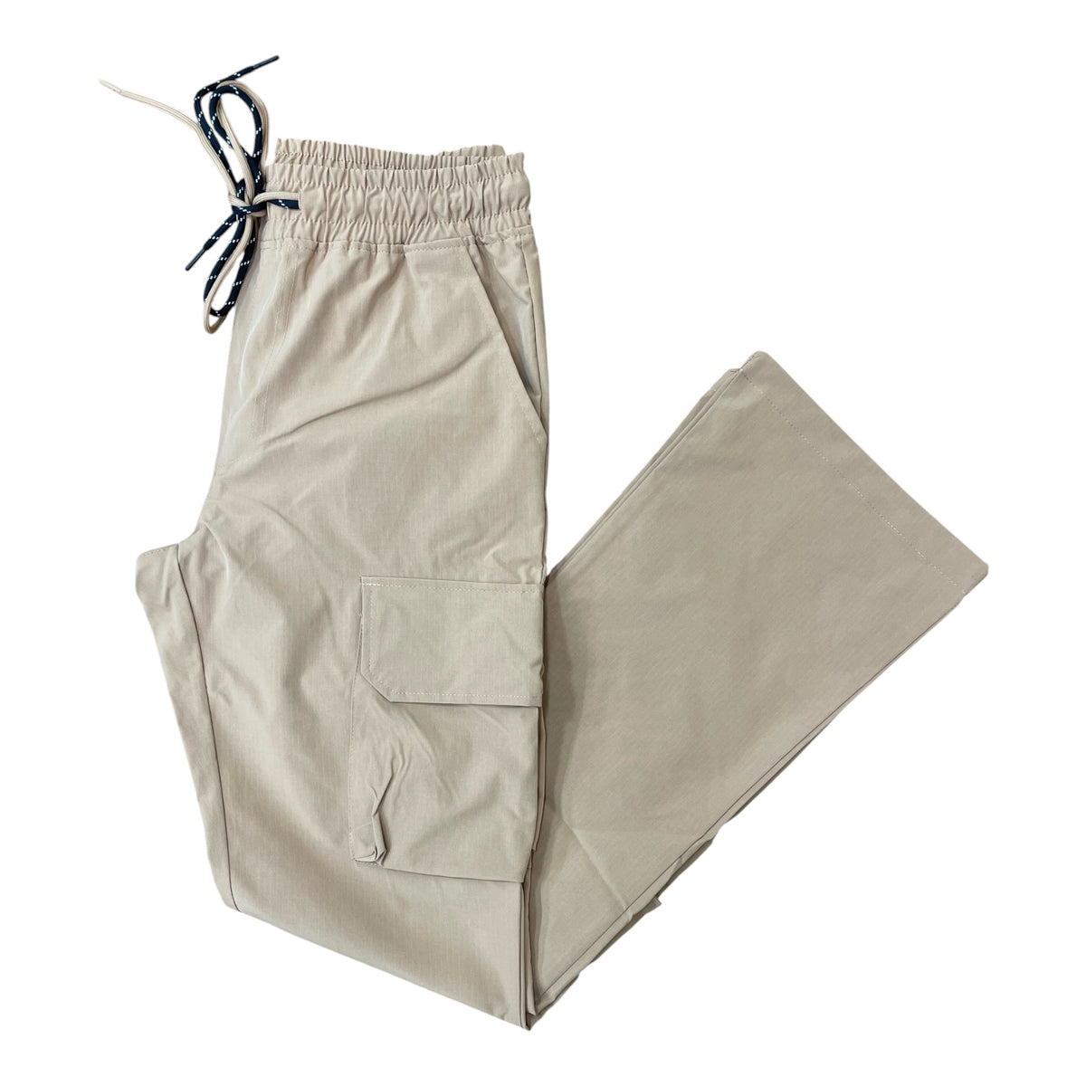WH-1100-404 - Ripstop Double Cords Nylon Flared Cargo Pants