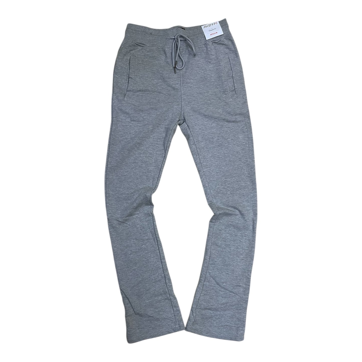 P569 - Cozy Core French Terry Fleece Stacked Pants
