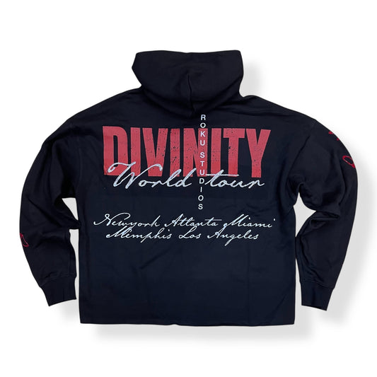 RK5481797 - SPEAK NO EVIL Cropped Fleece Hoodie