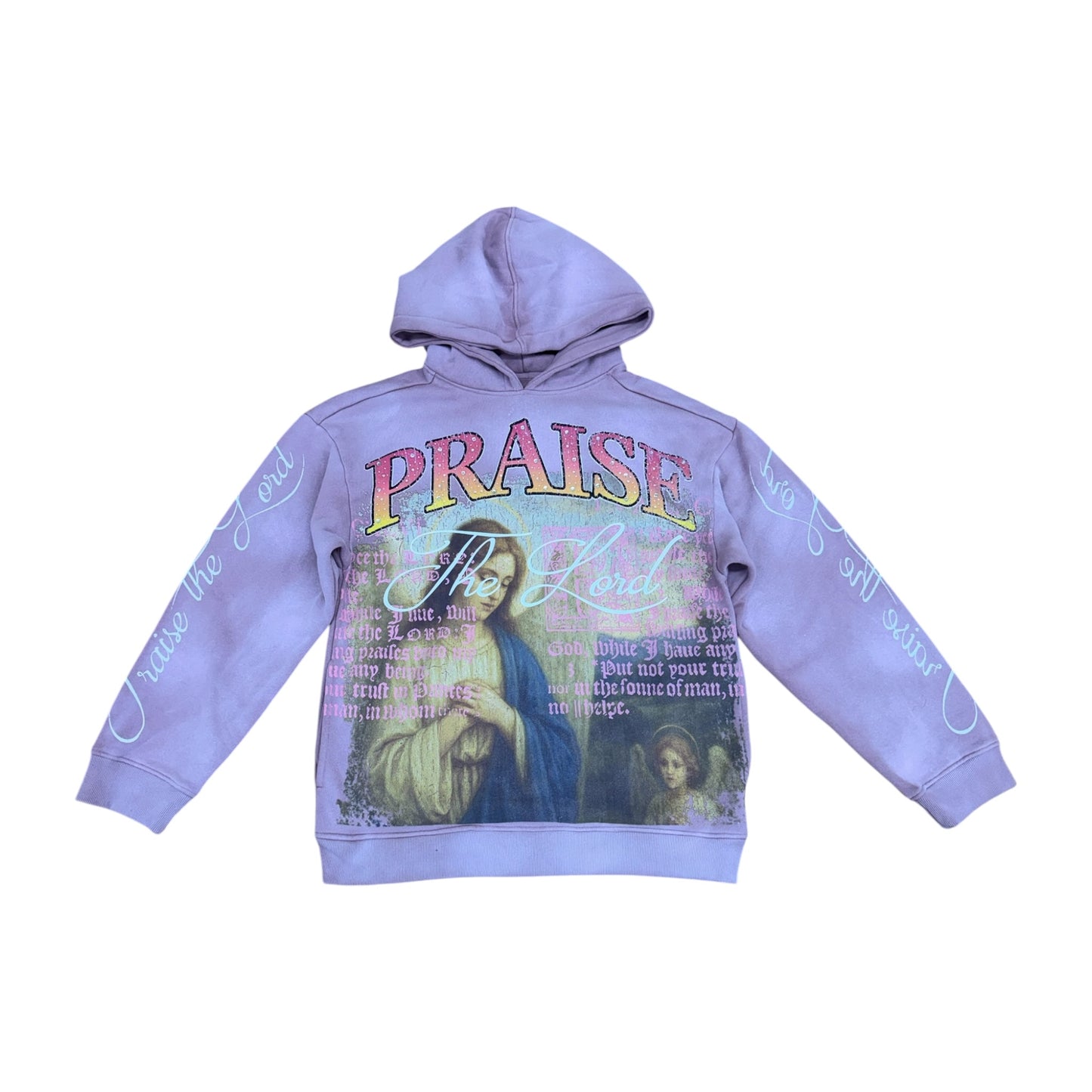 WH-F2657 - Praise Washed Graphic Pullover Fleece Hoodie