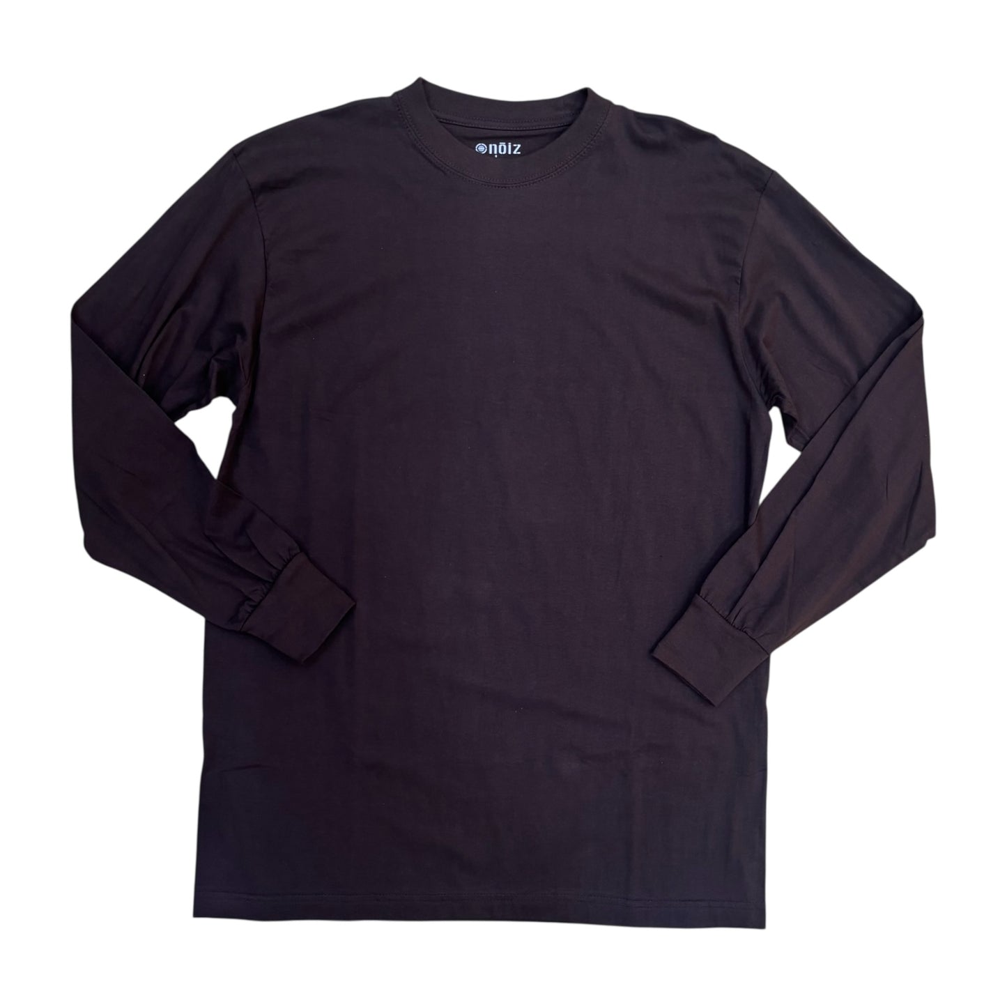 TLS001 - Long Sleeve Plain Solid Regular-Fit T-Shirt.