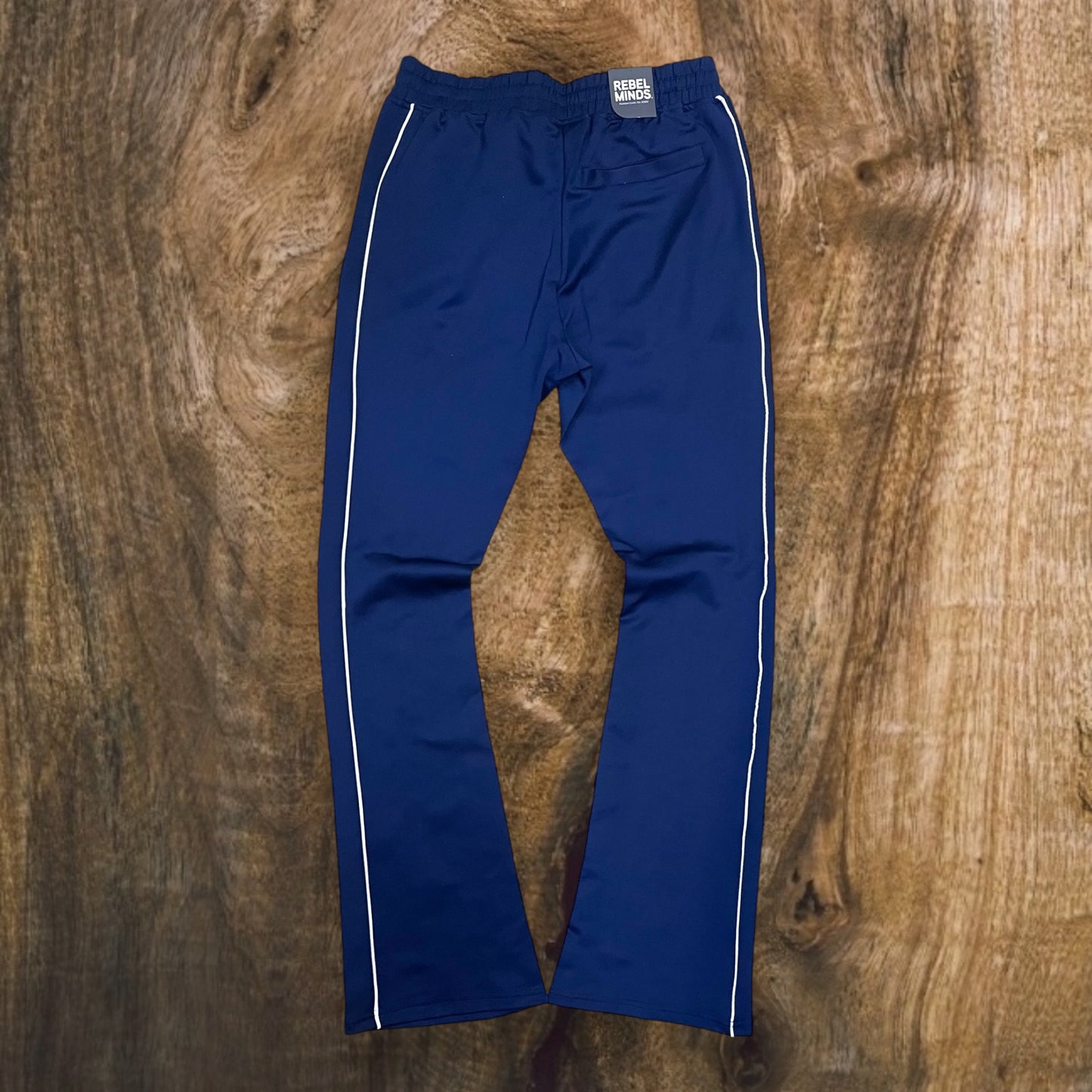 100-470 - Track Stacked Fit Pants (Navy)