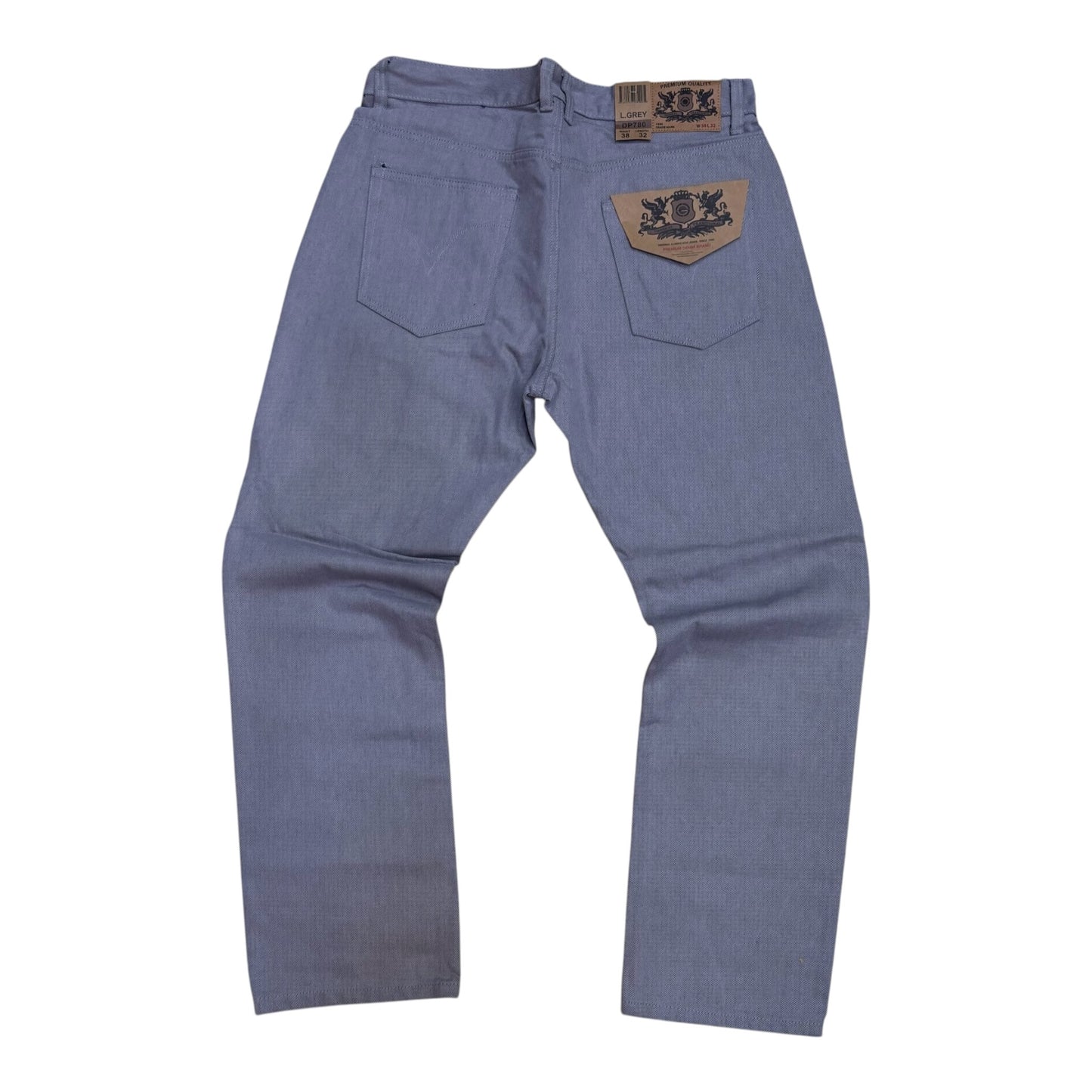 DP780 - Basic color Denim Relaxed-Fit Pants