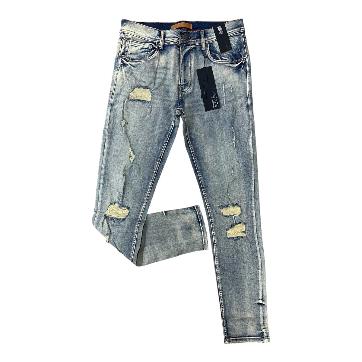 WH-P556 - True Rip & Repair Slim-Fit Stretch Jeans