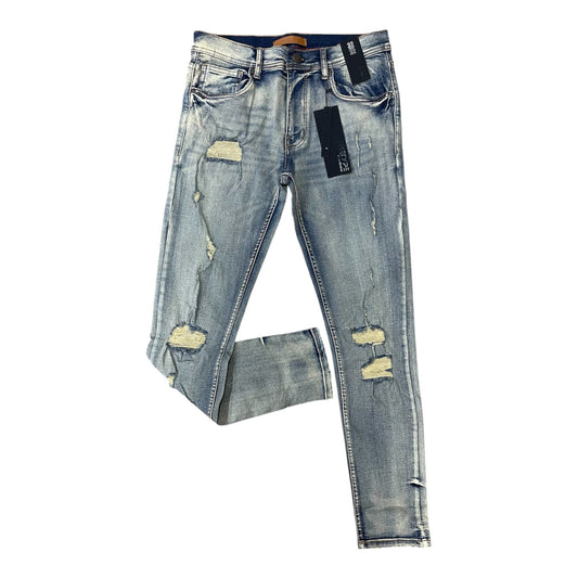 WH-P556 - True Rip & Repair Slim-Fit Stretch Jeans