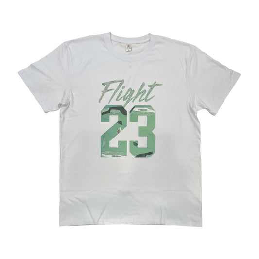 JC050926 - Flight 23 Mint Green Regular-Fit Graphic T-Shirt