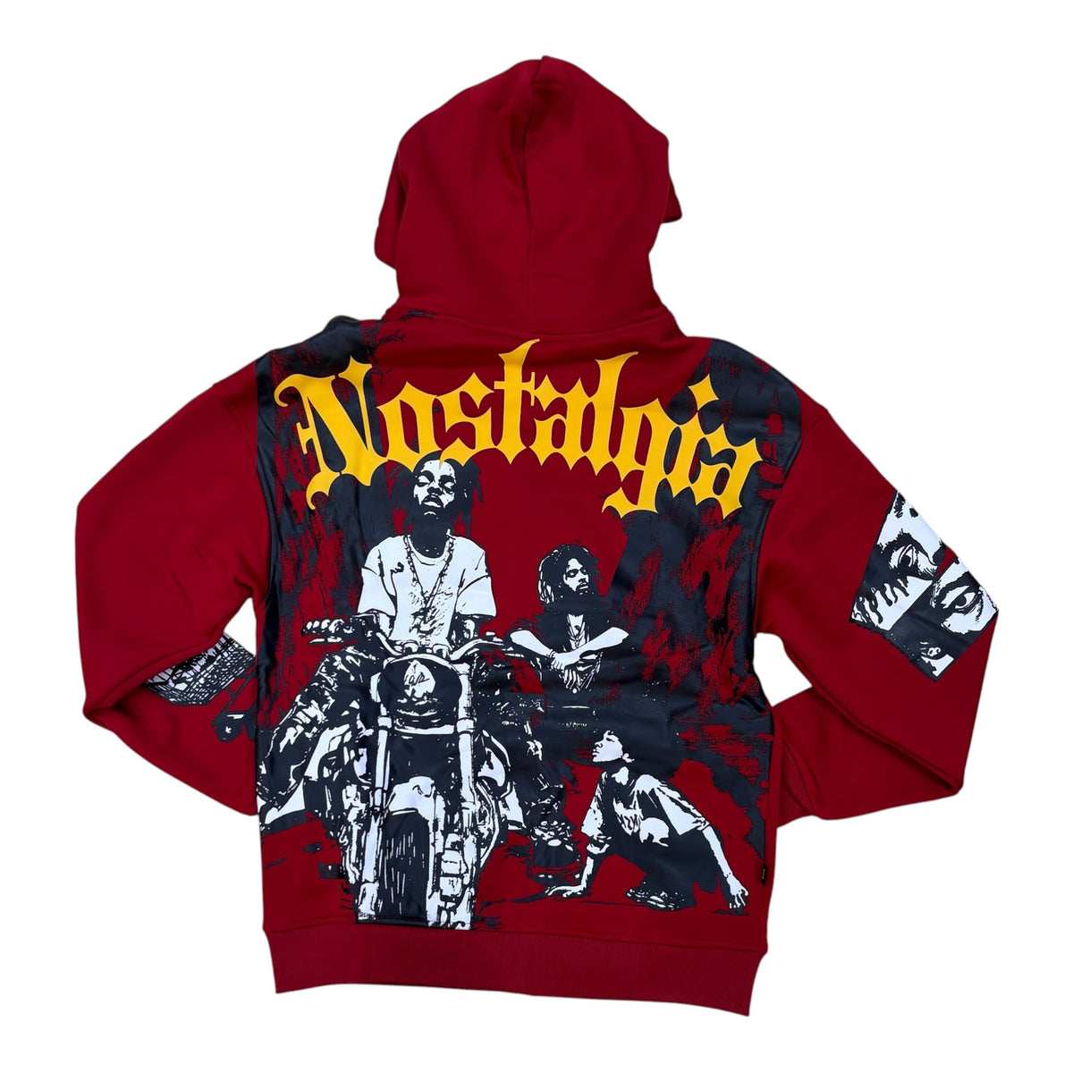 WH-SW6232 - Nostalgia Zip Up Graphic Hoodie