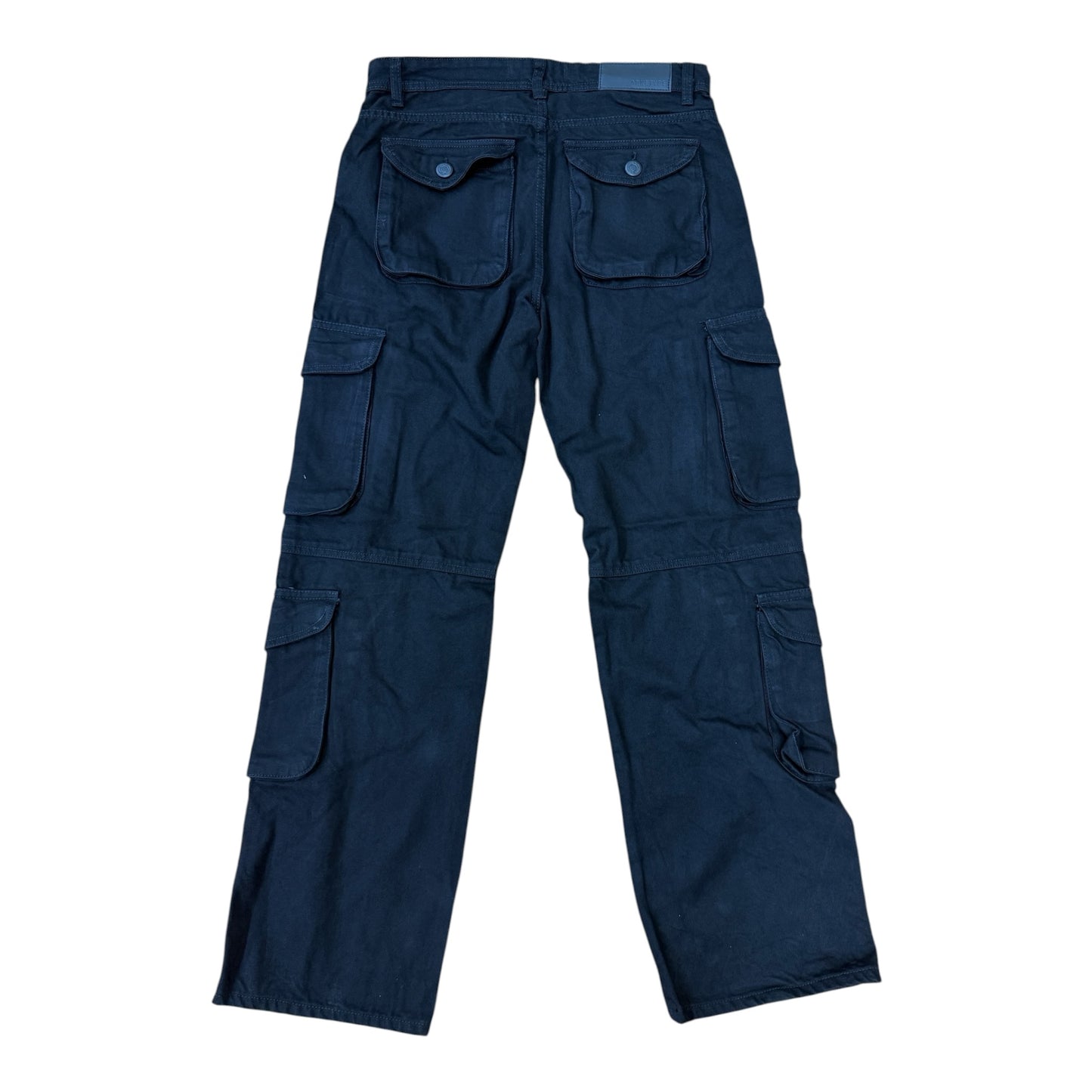 P442 - Authur Street Fit Baggy Cargo Pocket Stretch Jeans