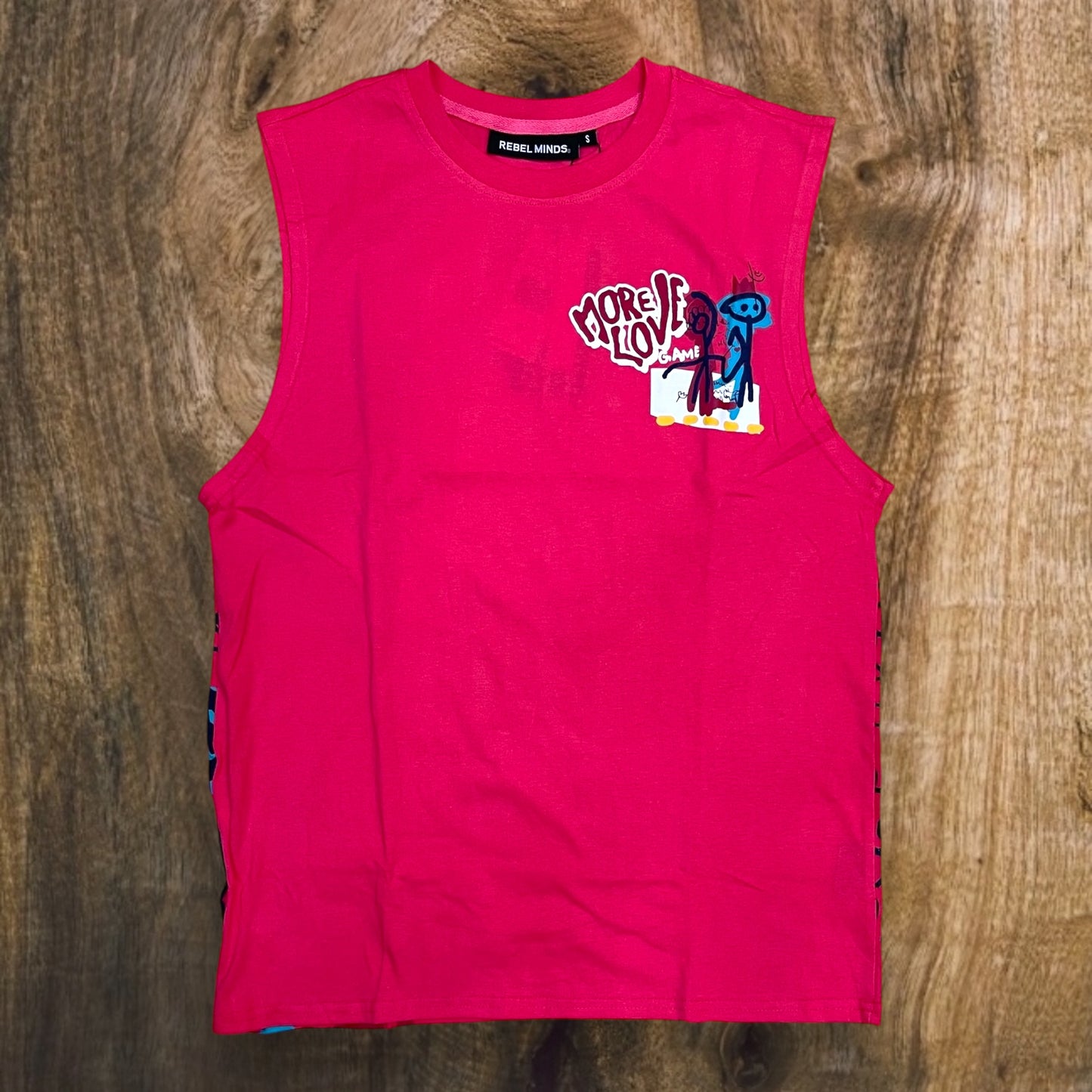 151-127 - More Love Sleeveless Graphic T-Shirt