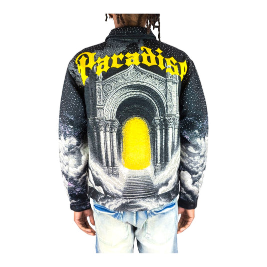 152-556 - Paradise Gate Rhinestone Tapestry Light Weight Jacket