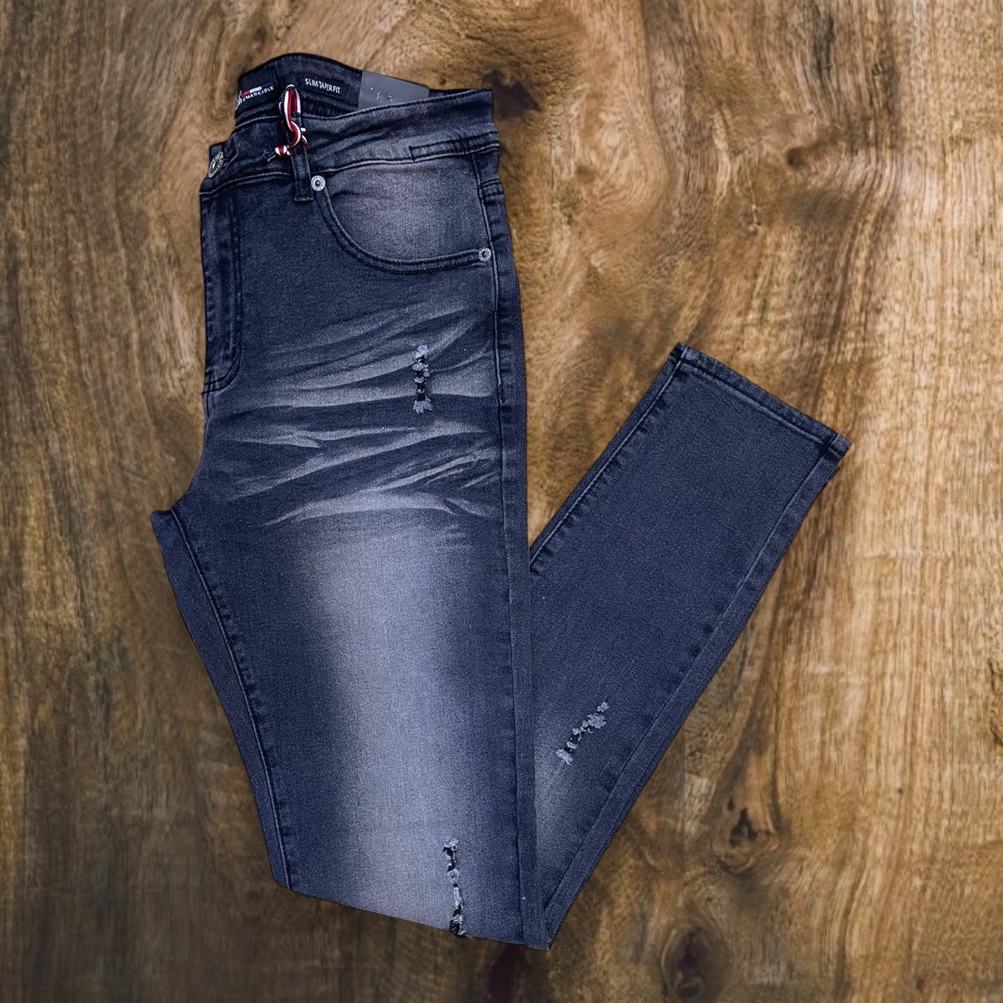 SF3610 - Ripped Denim Slim-Fit Stretch Jeans