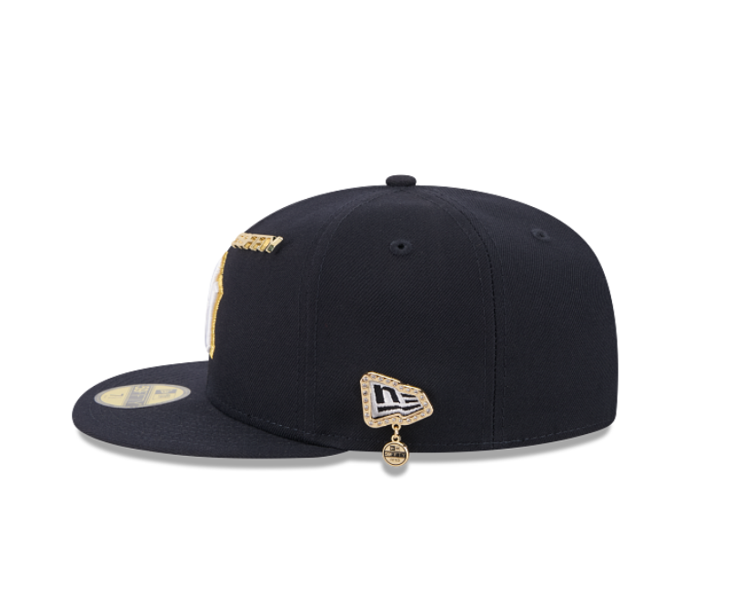 60750700 - New York Yankees Navy & Gold with pins 59FIFTY Fitted